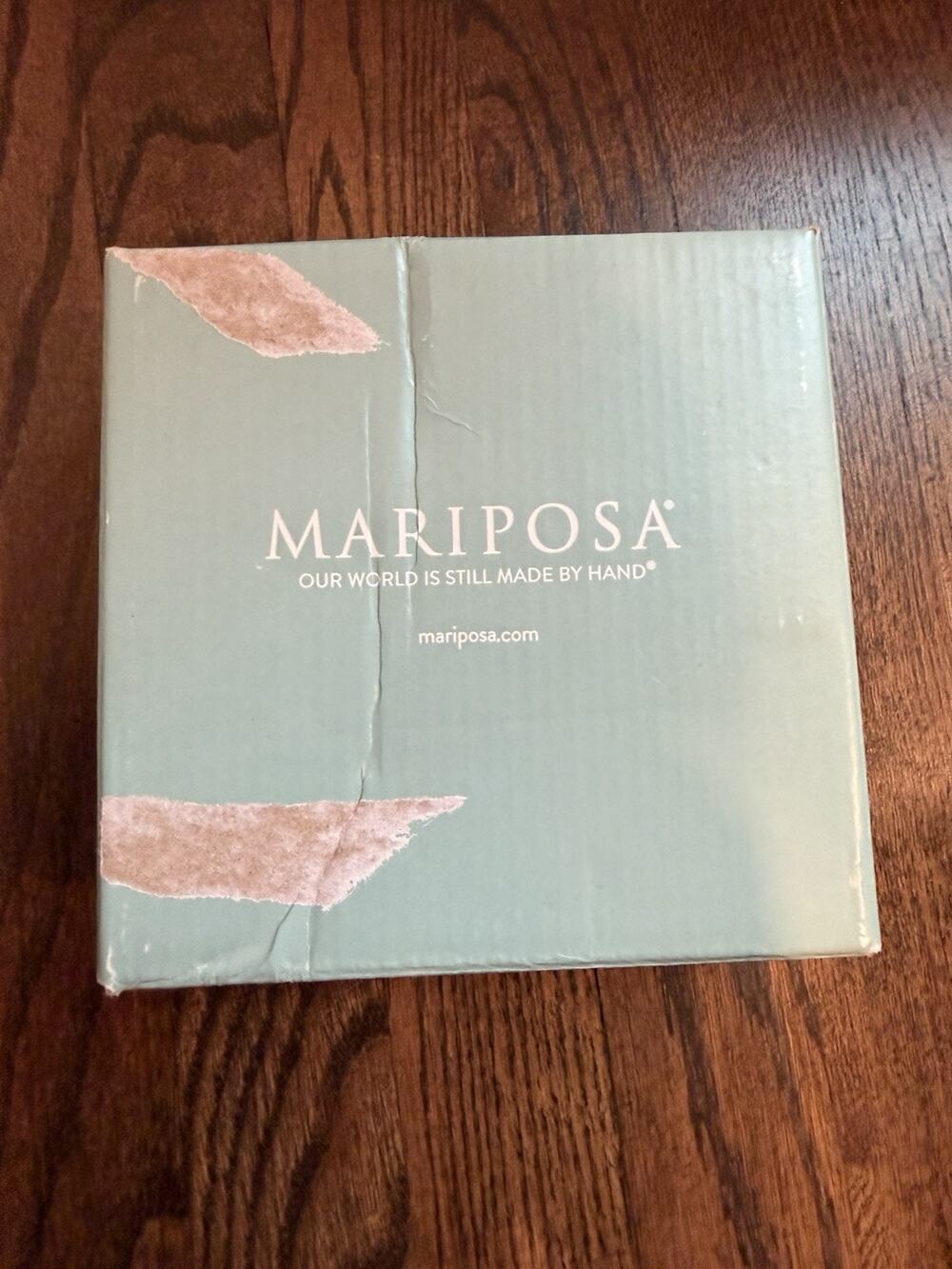 Mariposa Beaded Cocktail Napkin Holder Recycled Aluminum W/ Napkins NIB NEW